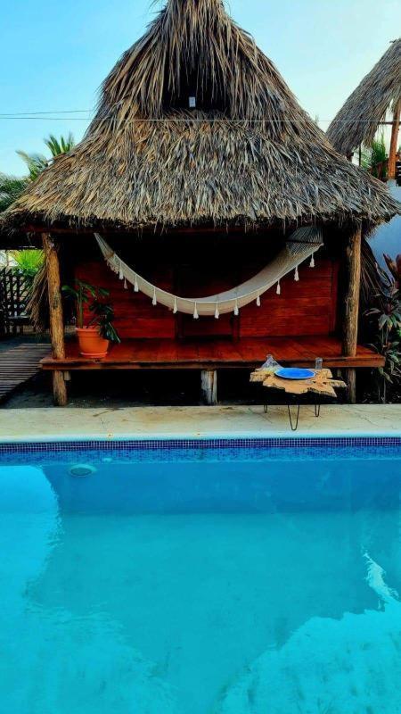 Eco Cabanas Keiki Kai Sipacate Buitenkant foto